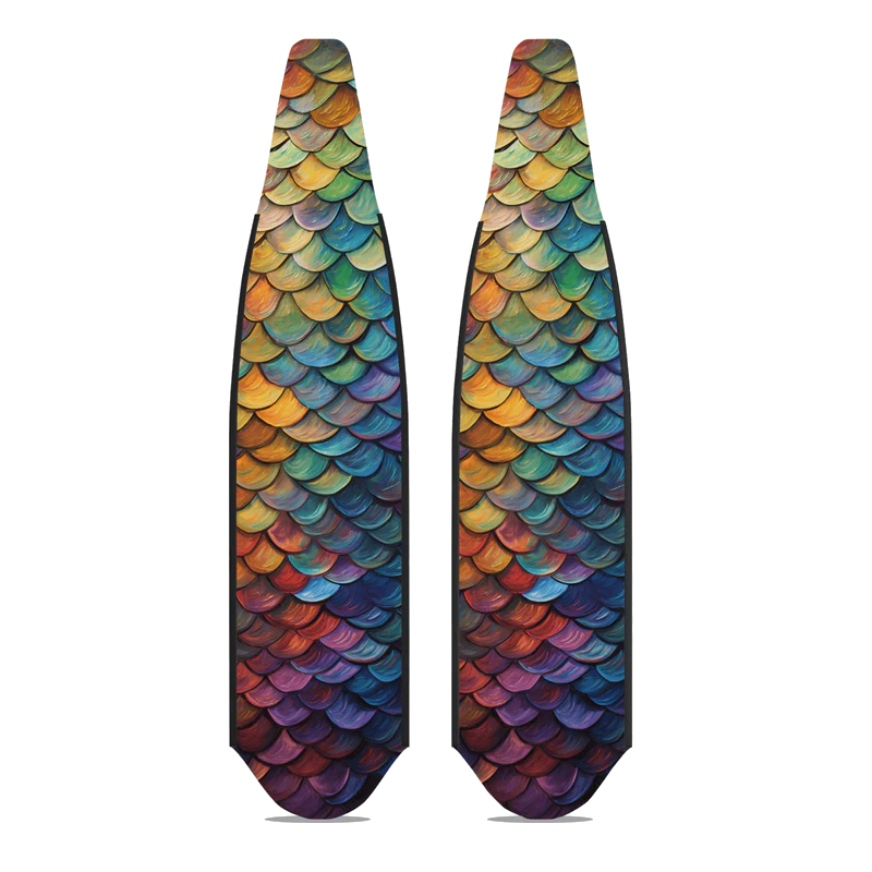 DiveR Scale Parrot Fish Long Blade Fins