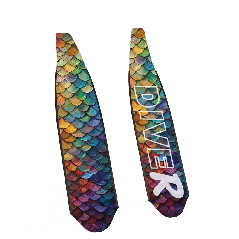 DiveR Scale Parrot Fish Long Blade Fins