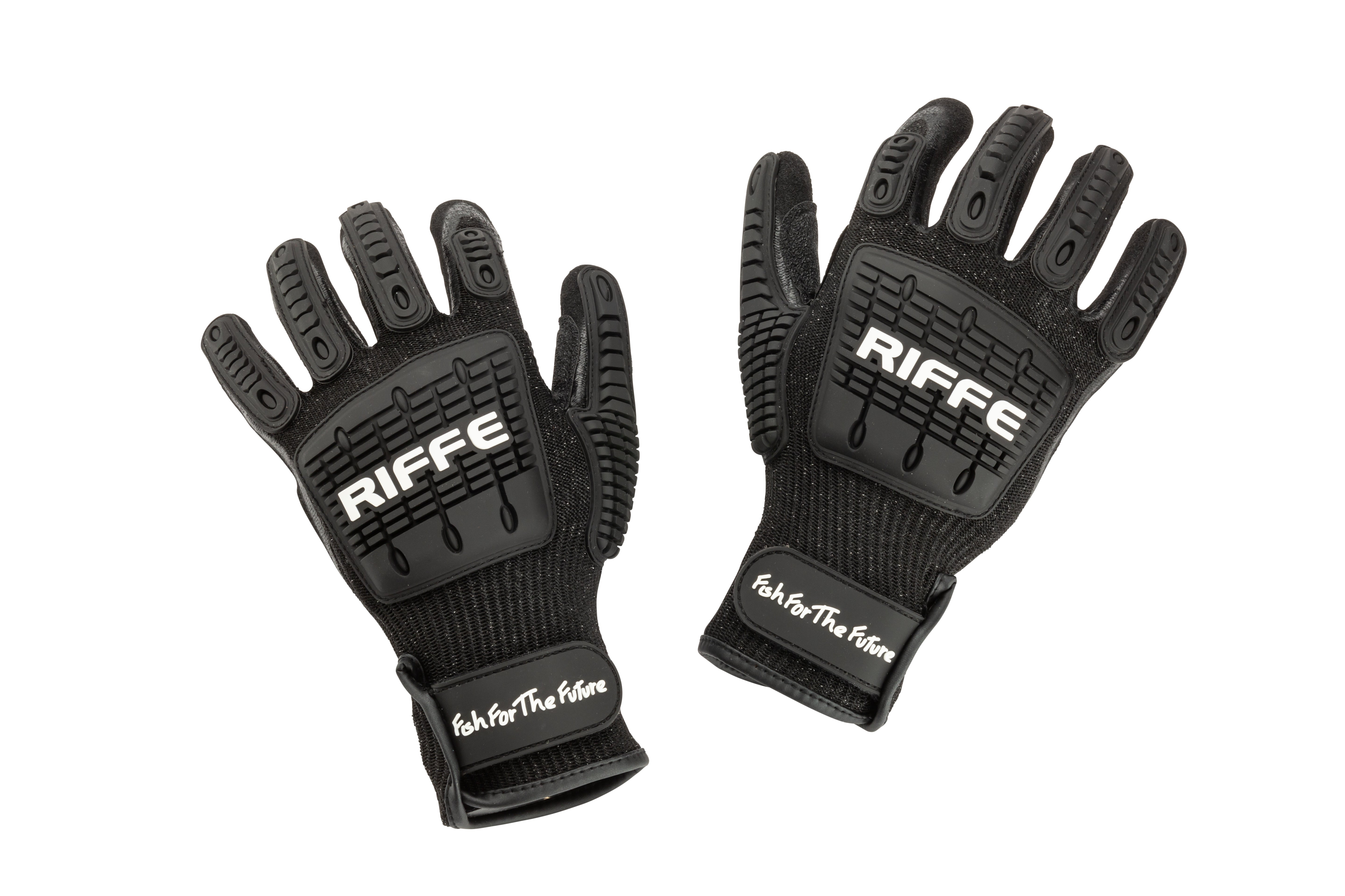 Riffe Holdfast/Cut-Resistant Impact Gloves With Velcro Strap