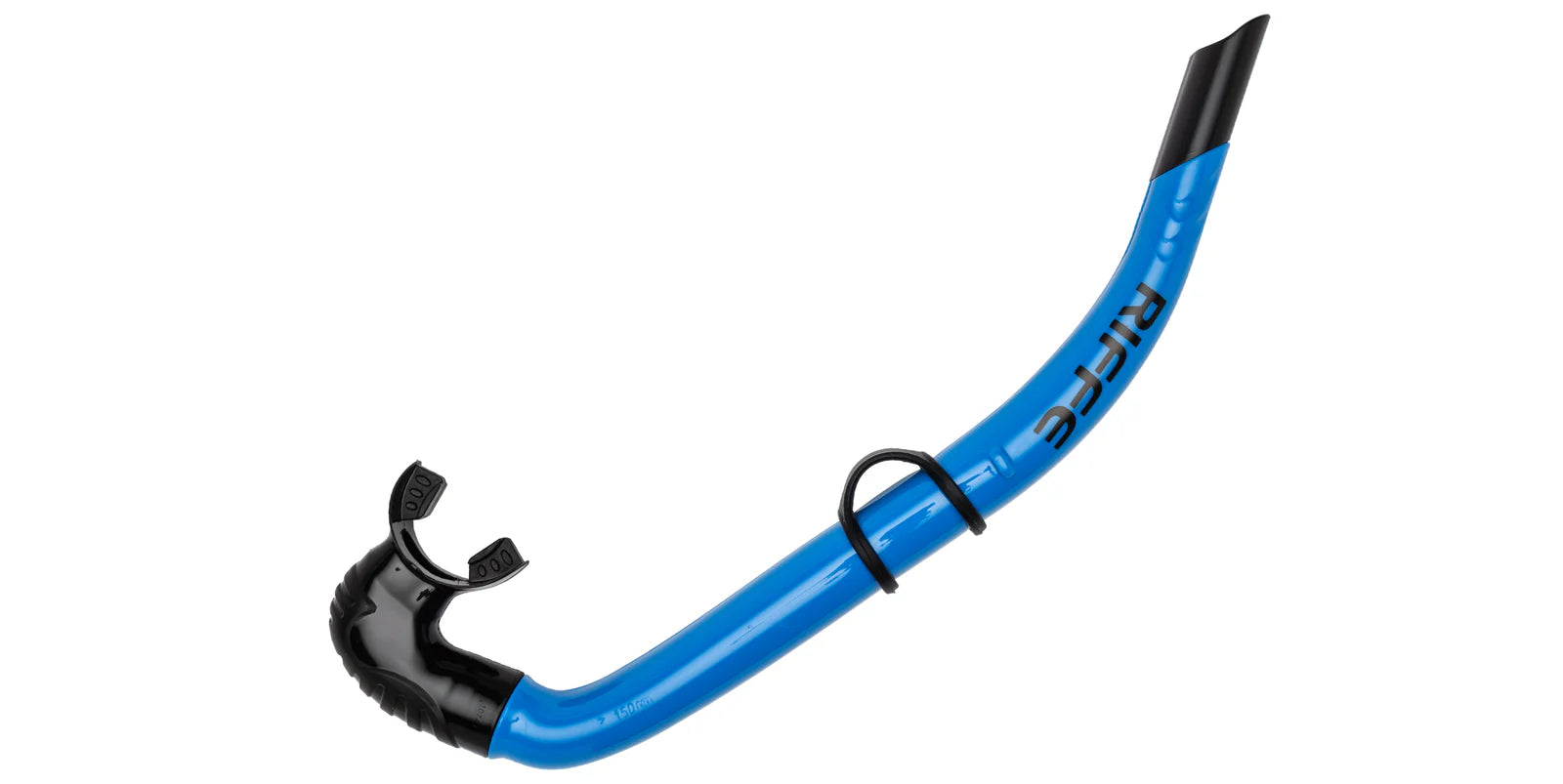 Riffe Hydra Snorkel - Blue with Black Tip & Keeper