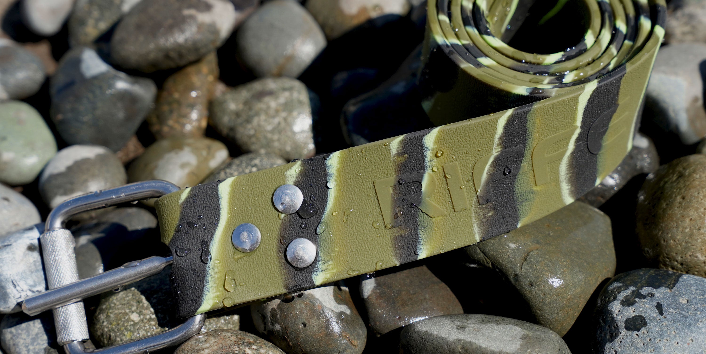 Riffe Silicone Weight Belt - Drakon Green