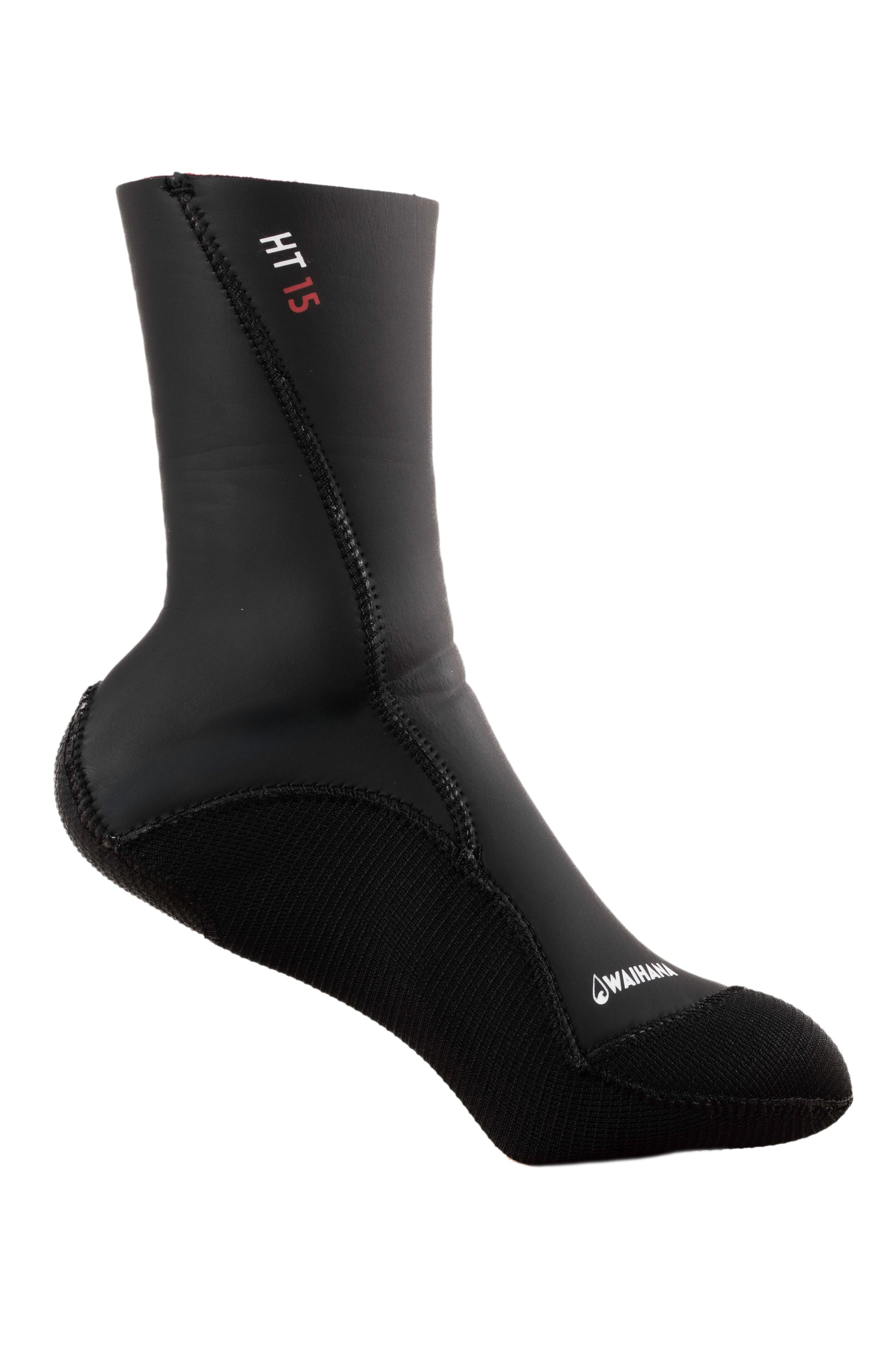 Waihana SuperSkin High Top Fin Socks - 1.5mm
