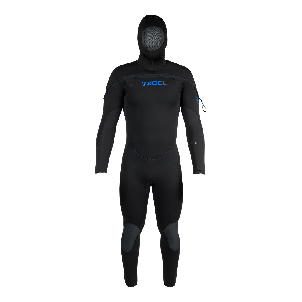 XCEL Men's Polar Hydroflex Hooded Dive Fullsuit 8/7/6/5 mm – Lost