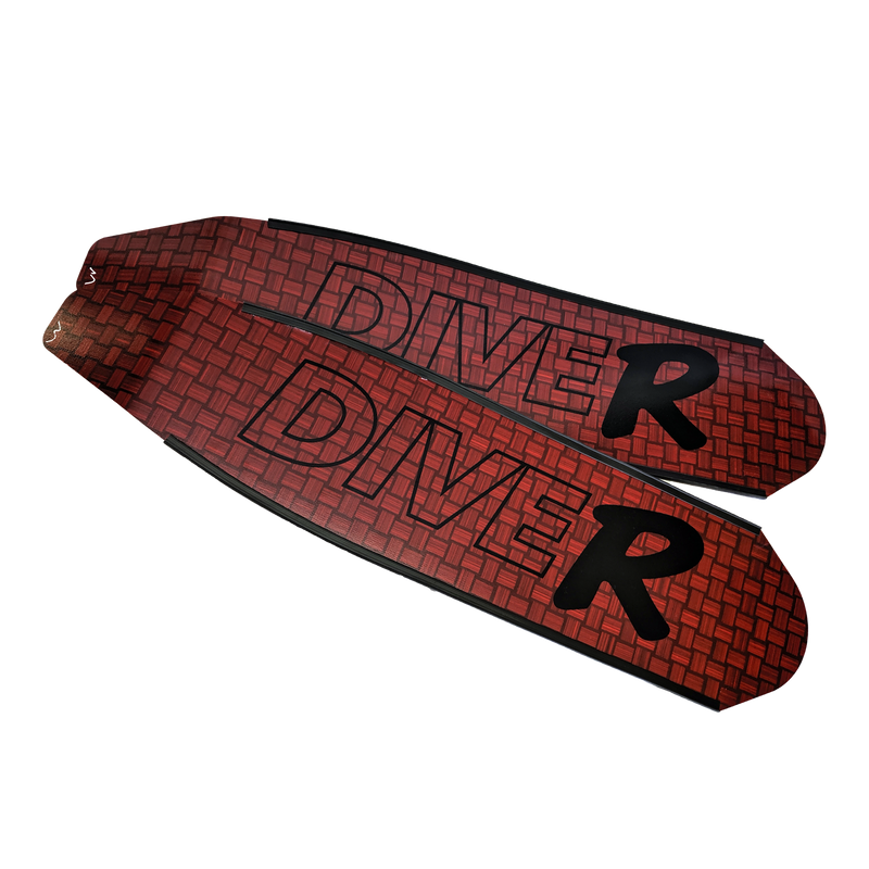 DiveR Inner Red Long Blade Fins