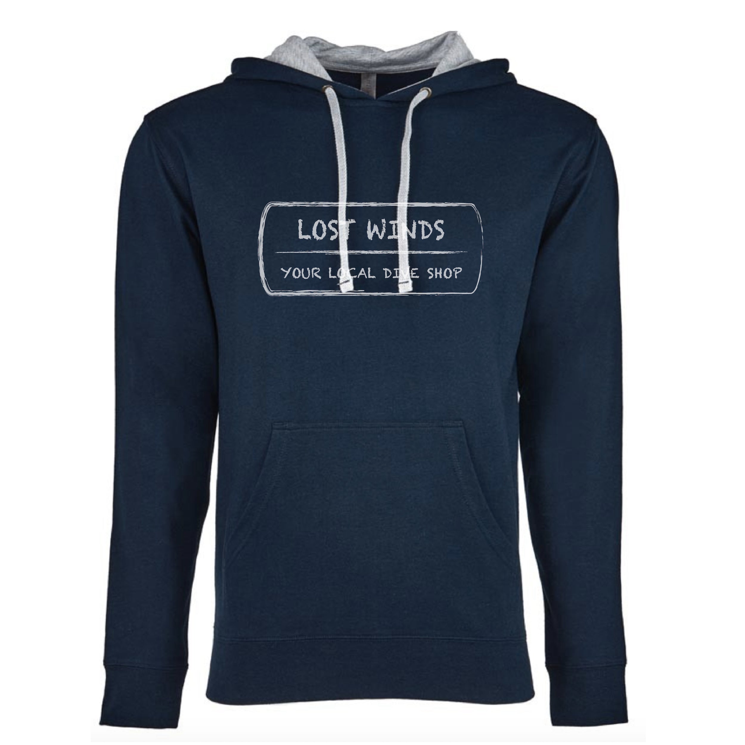 American Flag Hoodie - Navy