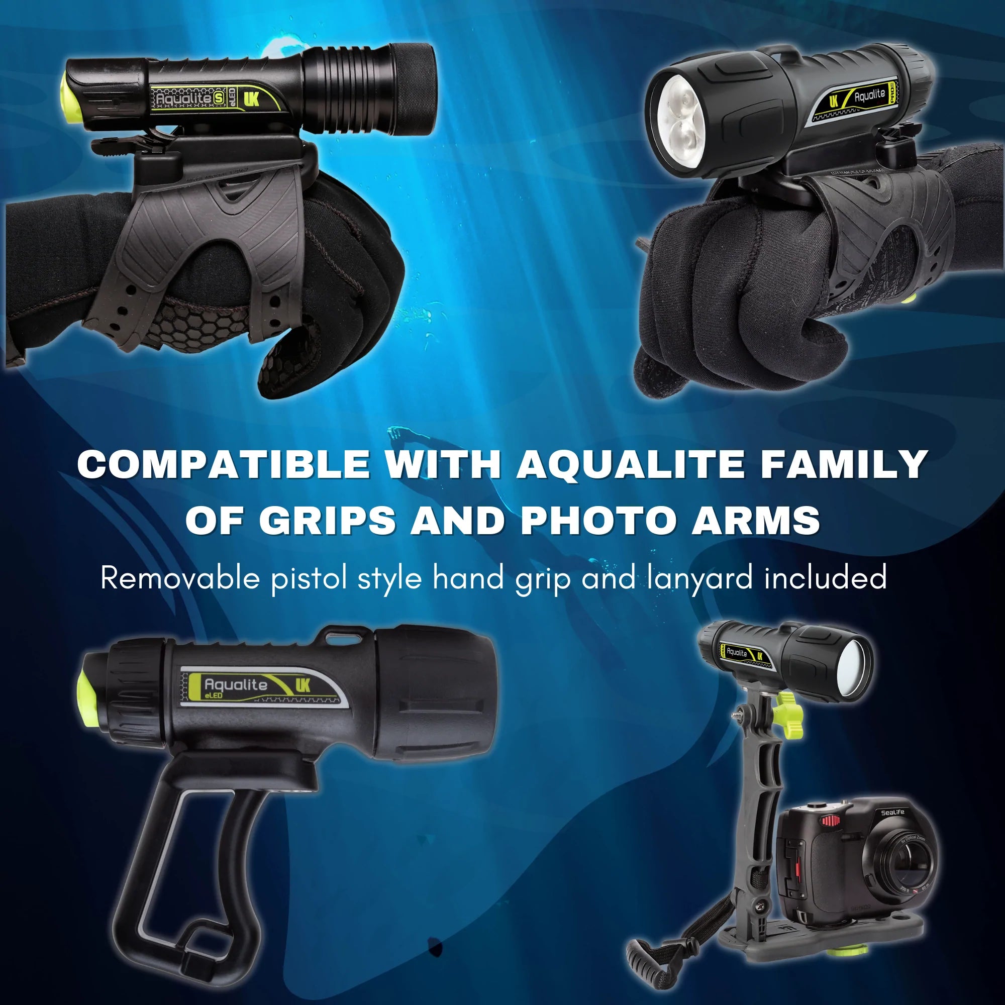 Underwater Kinetics Aqualite Multi Reef Explorer Rechargable Dive Light