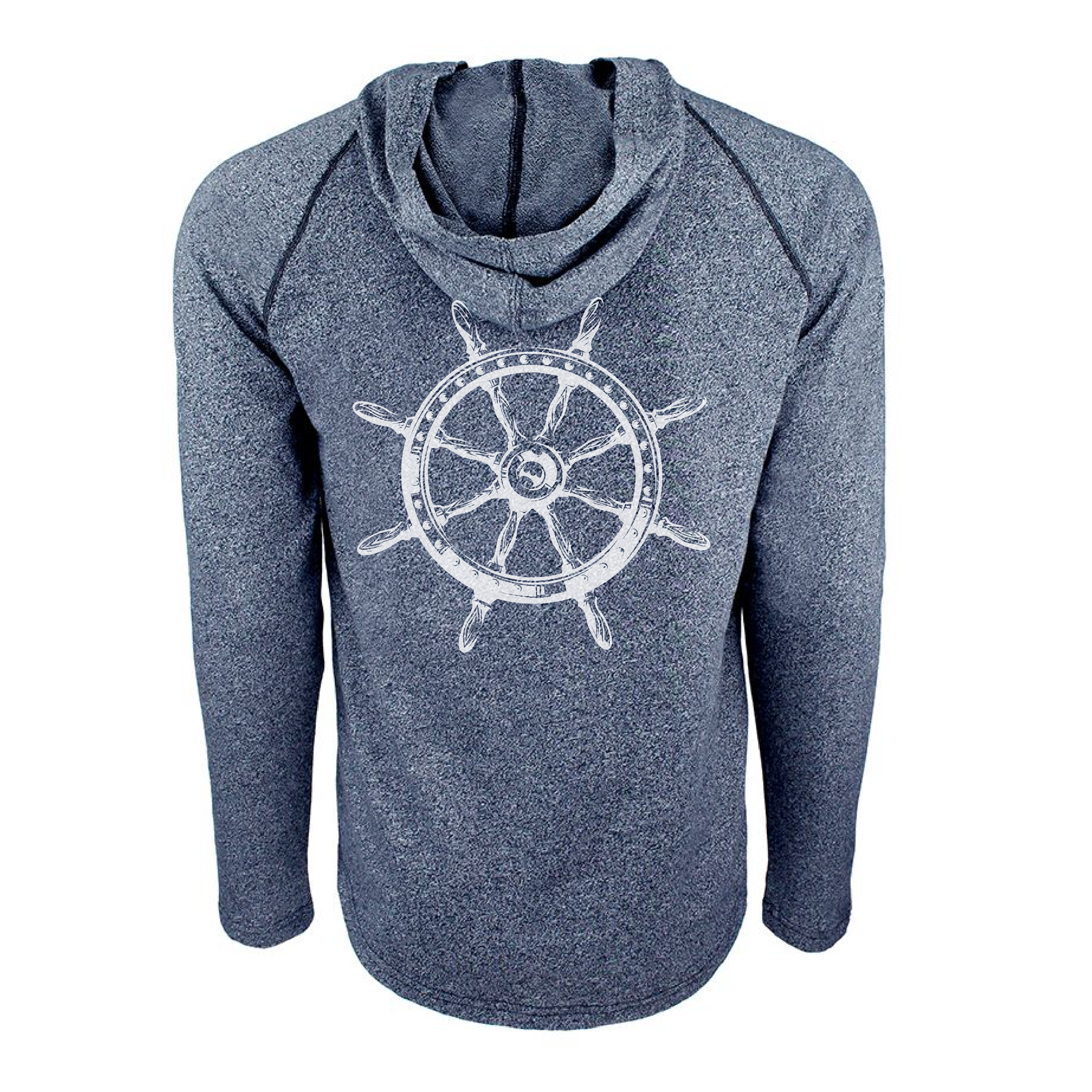Lost Winds Ship Helm Hoodie - Indigo