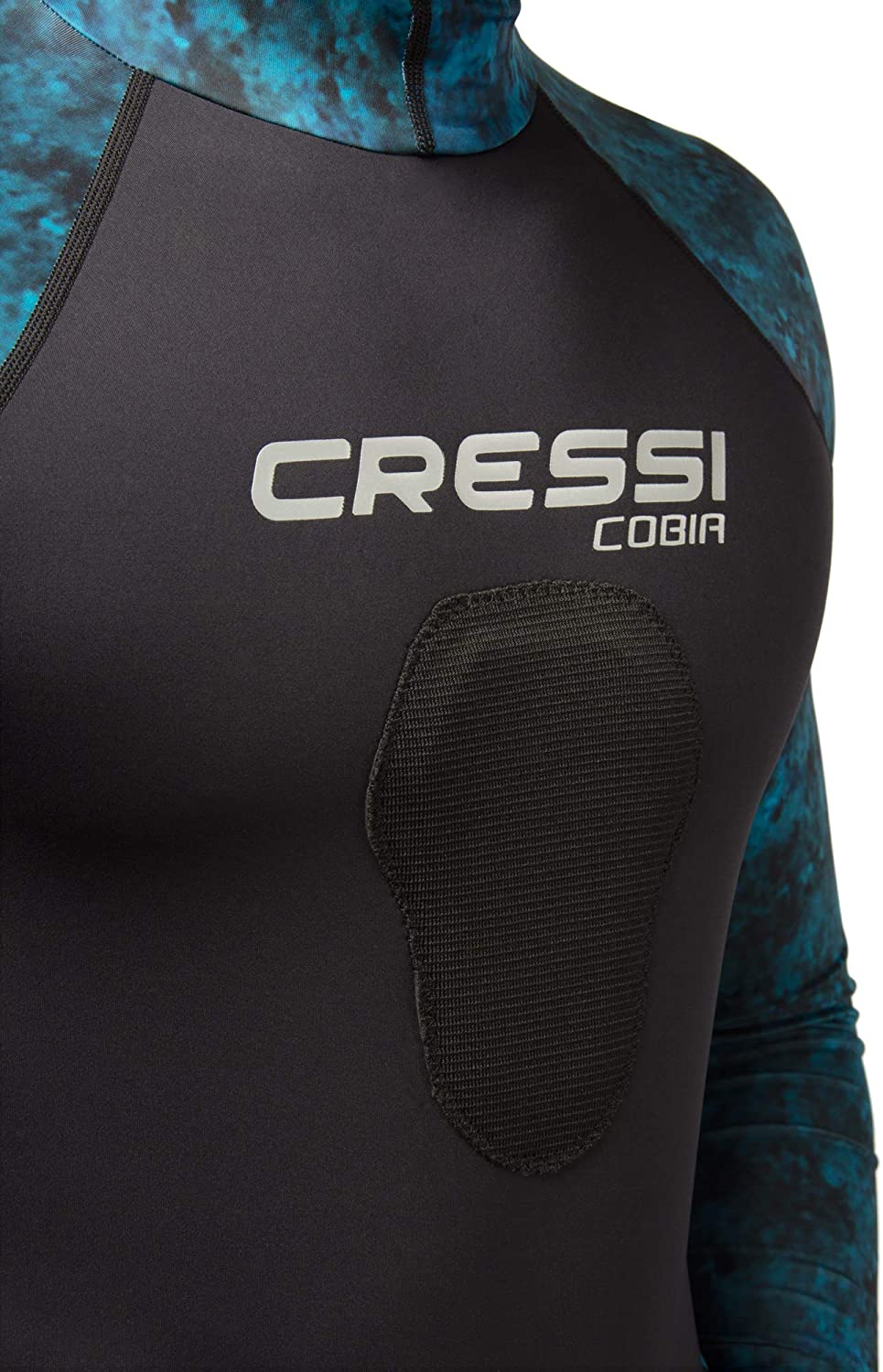 Cressi Cobia Rash Guard - Blue Camouflage