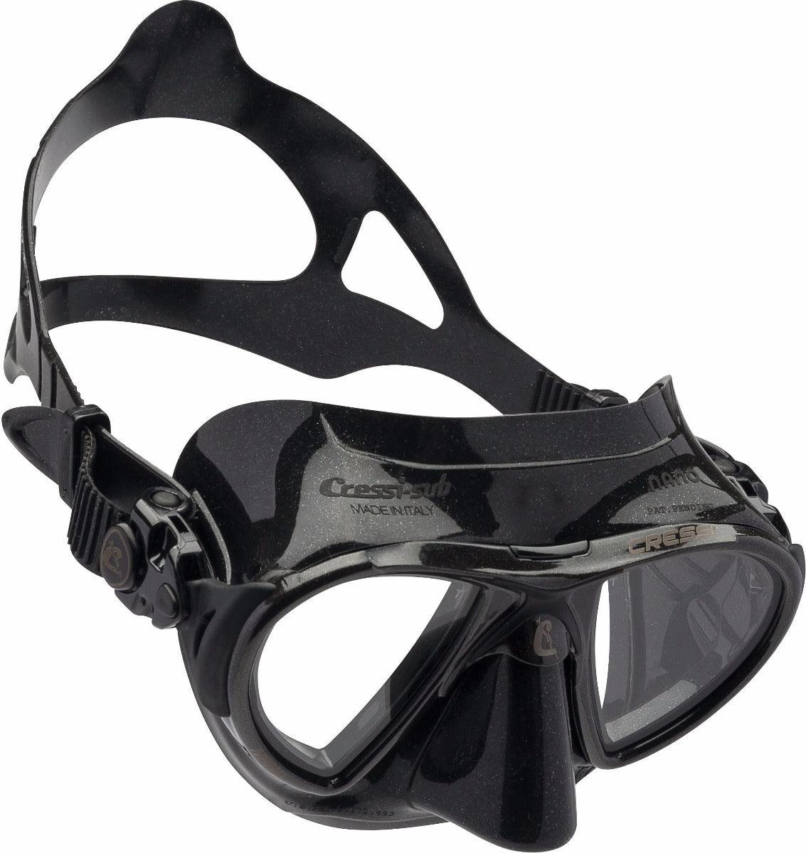 Cressi Nano Mask - Black Clear Lens