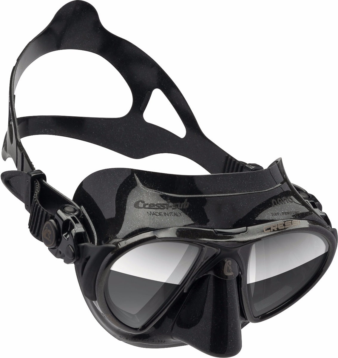 Cressi Nano Mask - Black Mirrored Lens