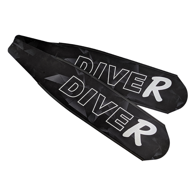 DiveR Black Triangle Long Blade Fins