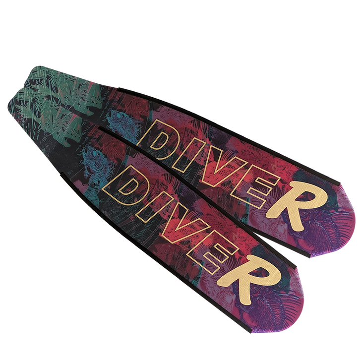 DiveR Bonefish Long Blade Fins - Pink