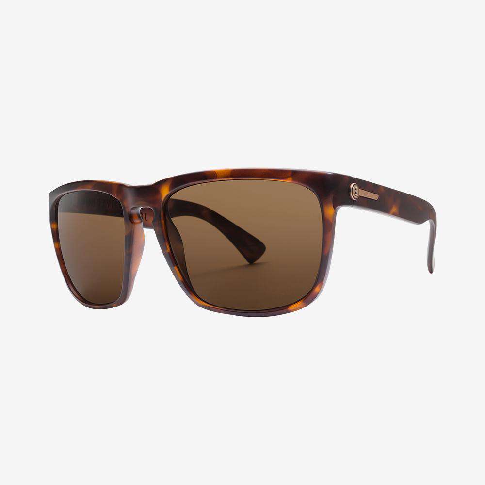 Electric Knoxville XL Sunglasses - Matte Tort Frame - Bronze Polarized Lenses