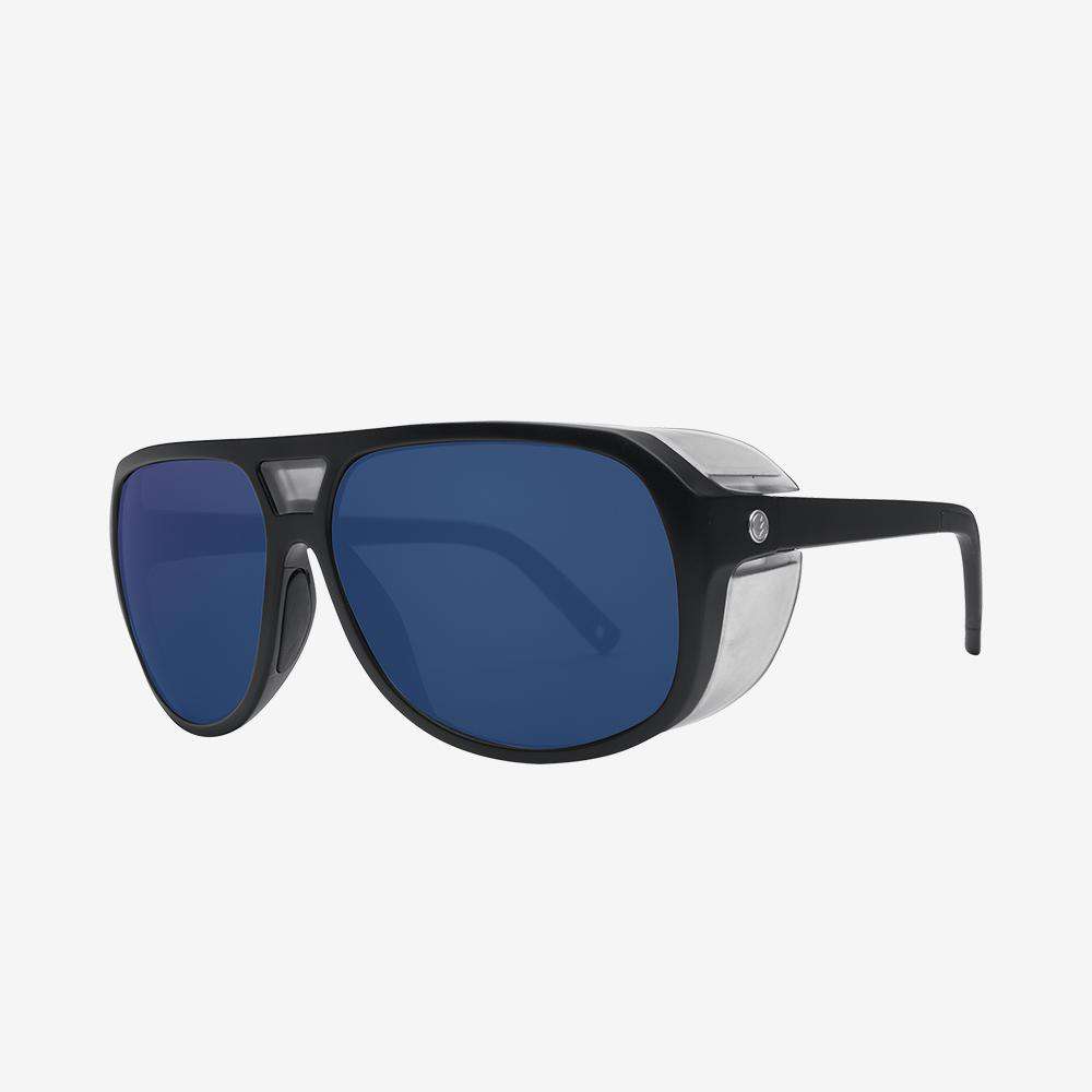 Electric Stacker Sunglasses - Matte Black Frame - Blue Polarized Pro Lenses
