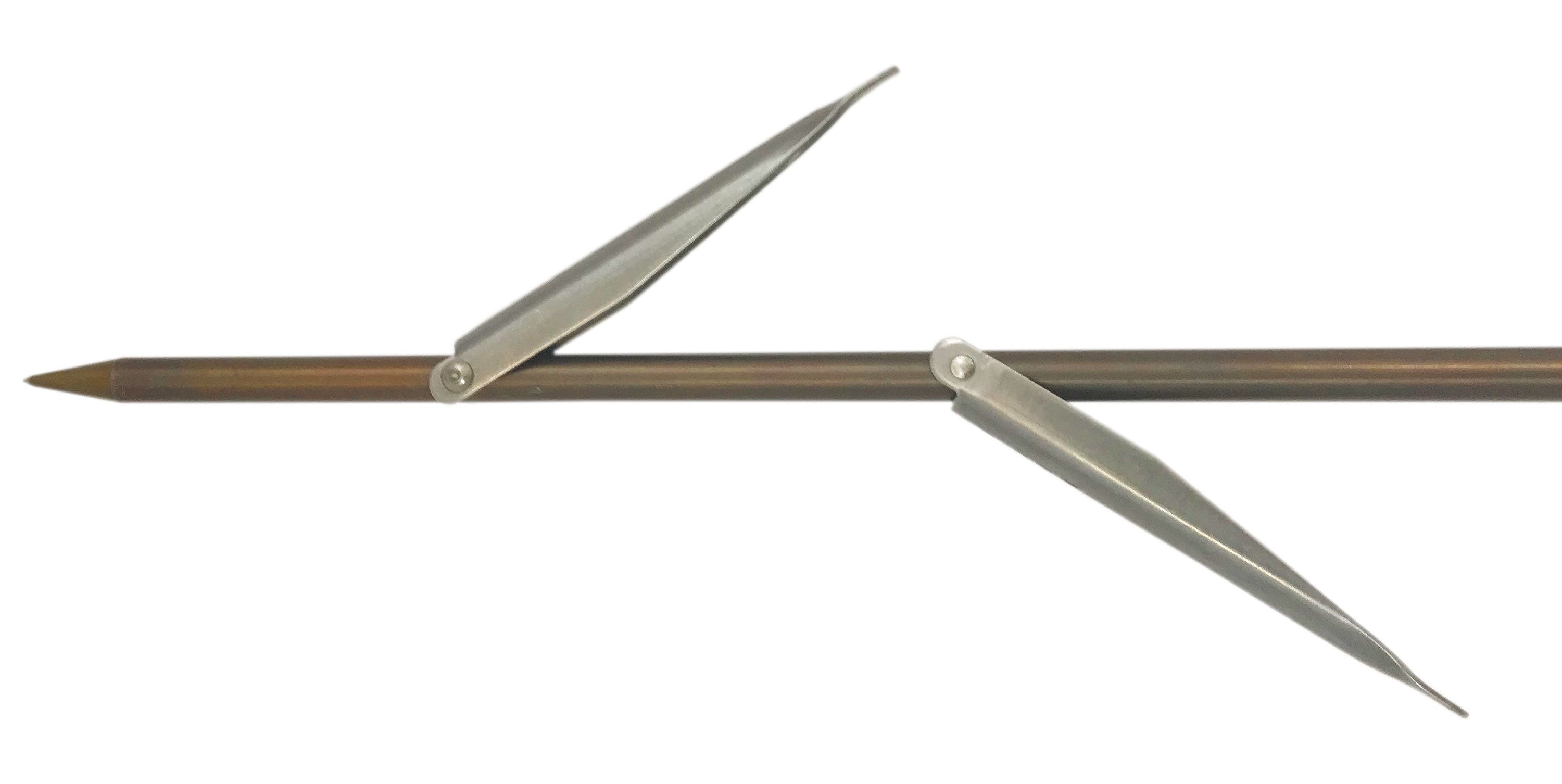 Riffe 19/64" (8mm) M-Tab Hawaiian Double Flopper Shaft