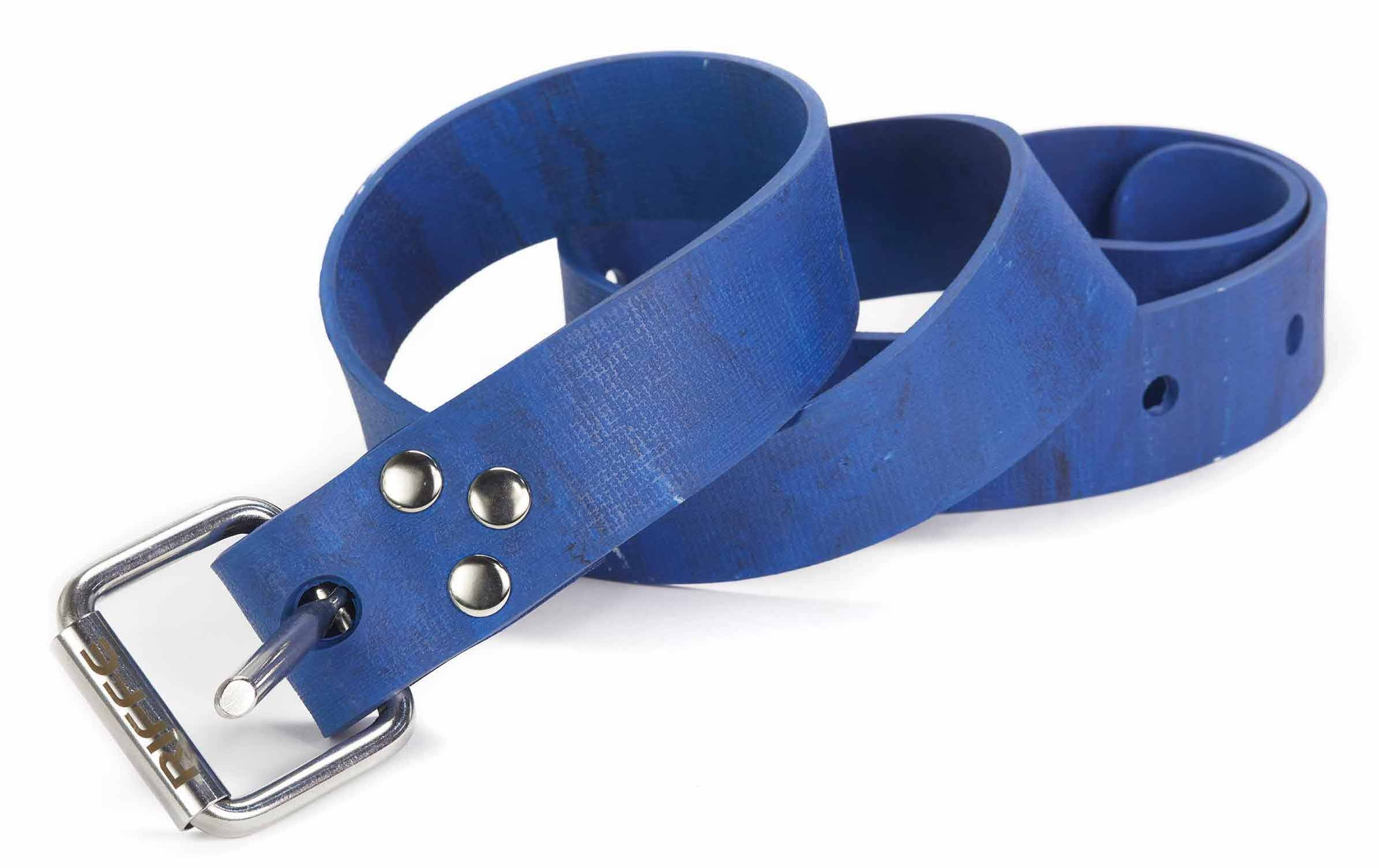 Riffe Marseilles Rubber Weight Belt w/ SS Buckle | Blue Camo