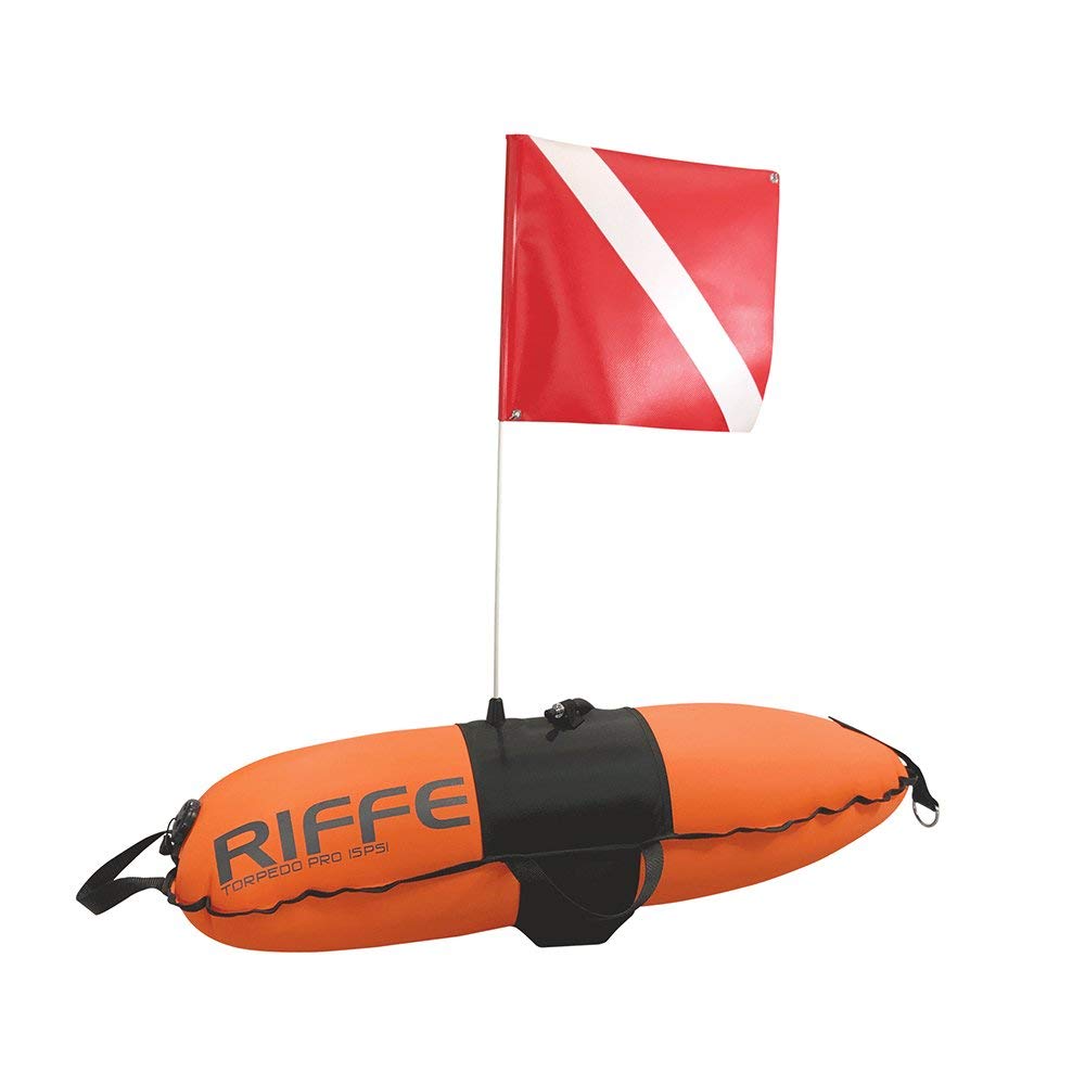 Riffe Torpedo Pro Dive Float with Flag