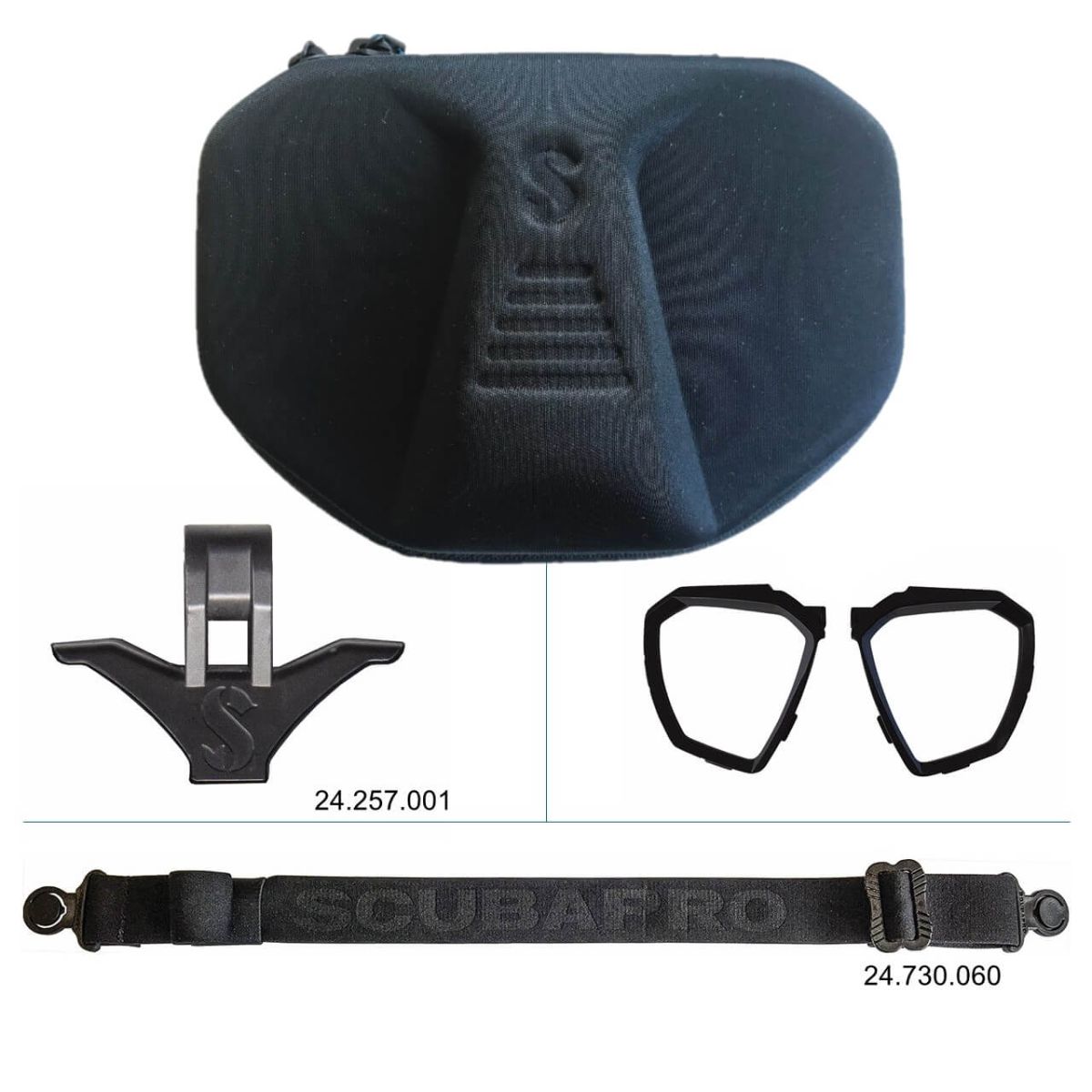 Scuba Pro D-Mask case and strap