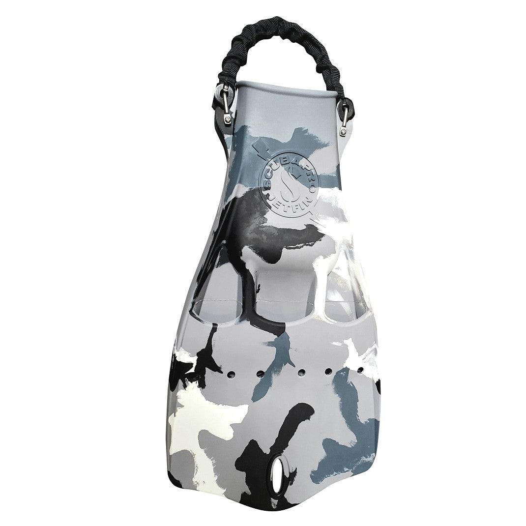 ScubaPro Jet Fin W/ Spring Heel Strap - White Camo