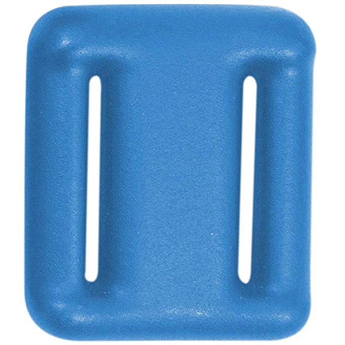 Sea Pearls Vinyl Coated Lace Thru Lead Weight - Blue