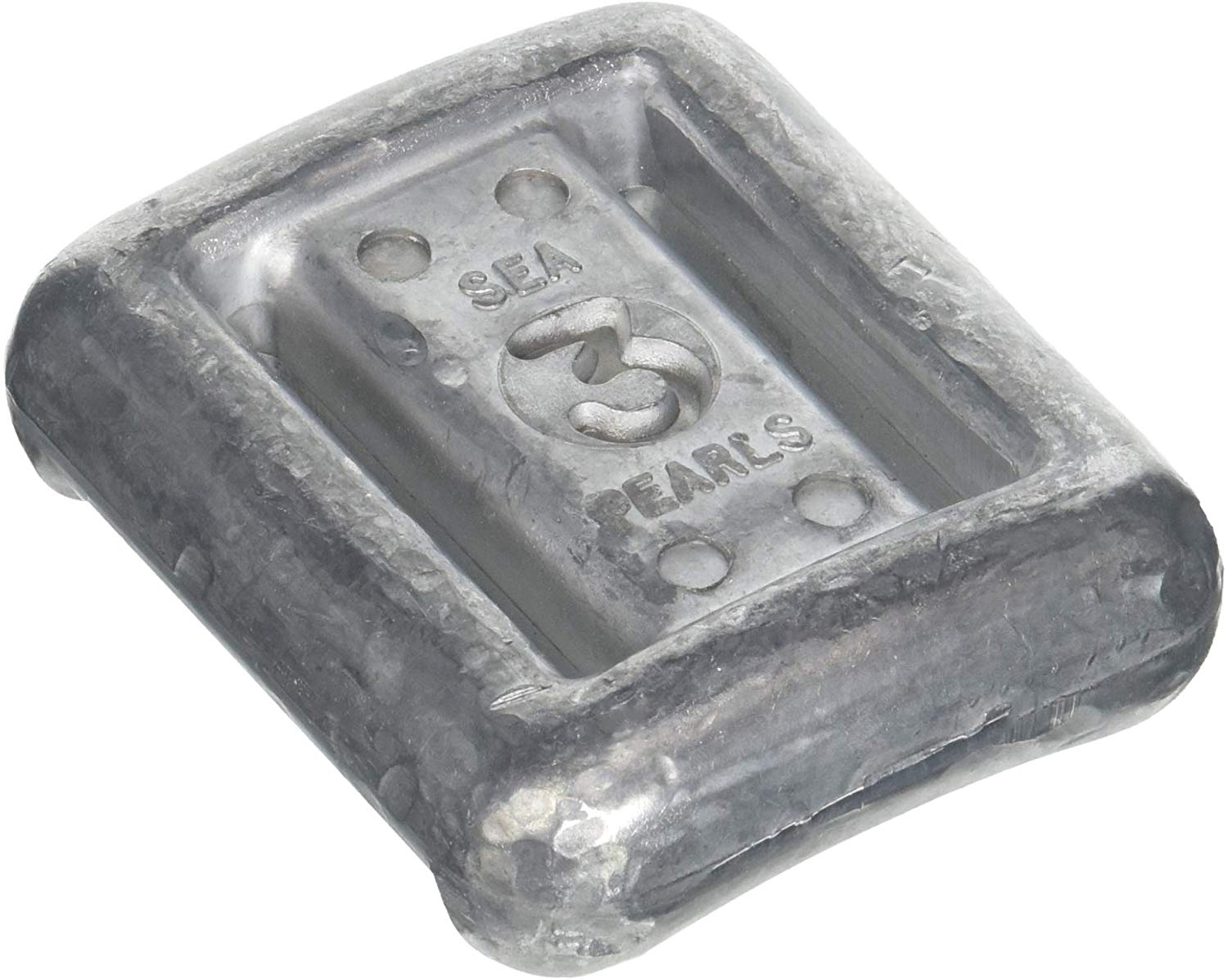 Sea Pearls Uncoated Lace-Thru Lead Weights - 3 LB