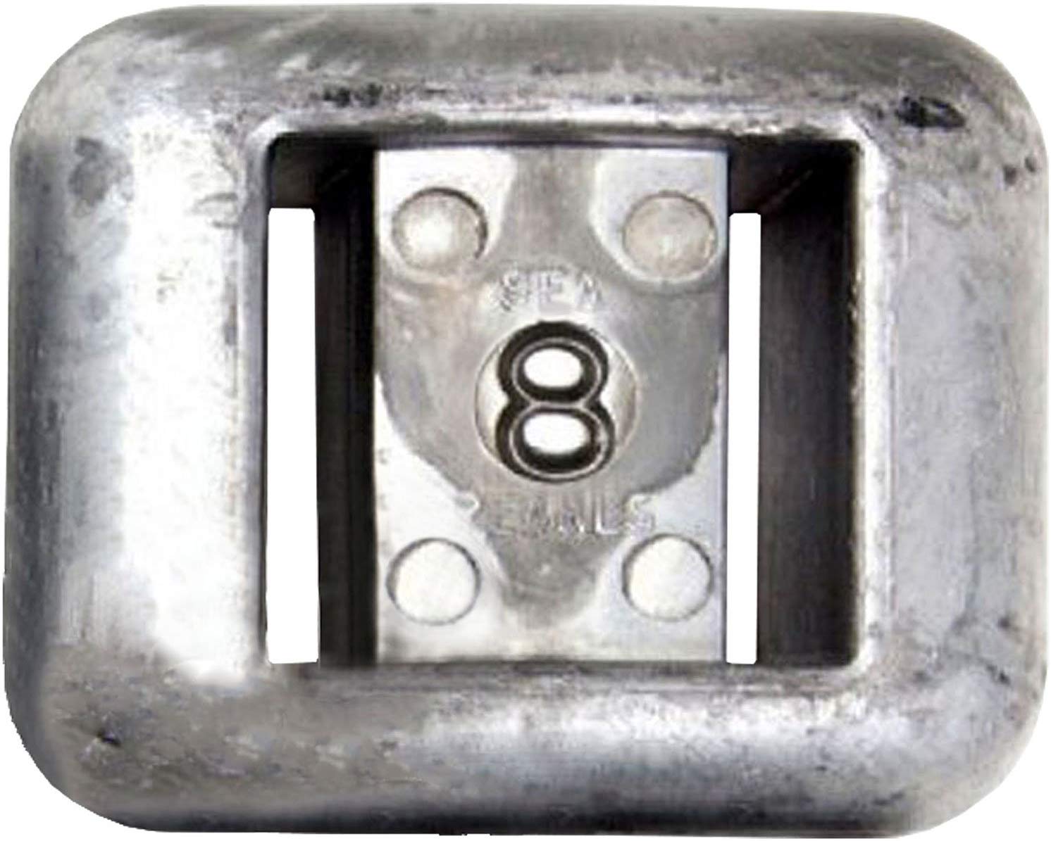 Sea Pearls Uncoated Lace-Thru Lead Weights - 8 LB