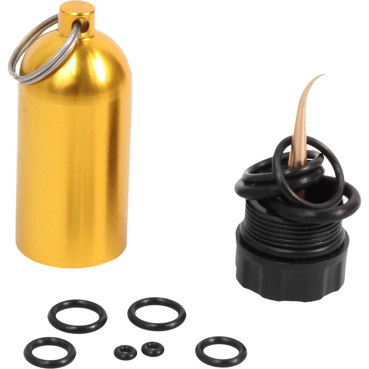Trident Mini Tank O-Ring Kit with Pick - Gold