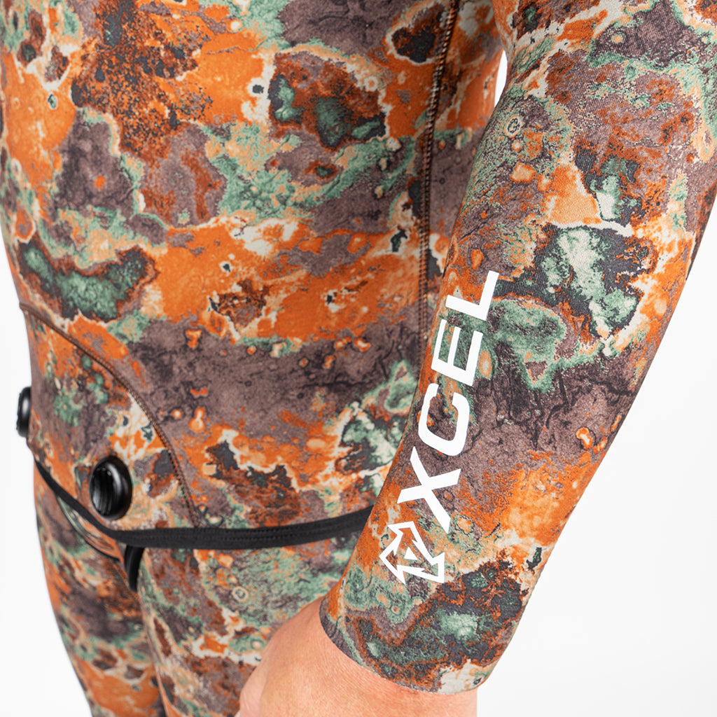 XCEL Mens 2-Piece Camo Free Dive Wetsuit