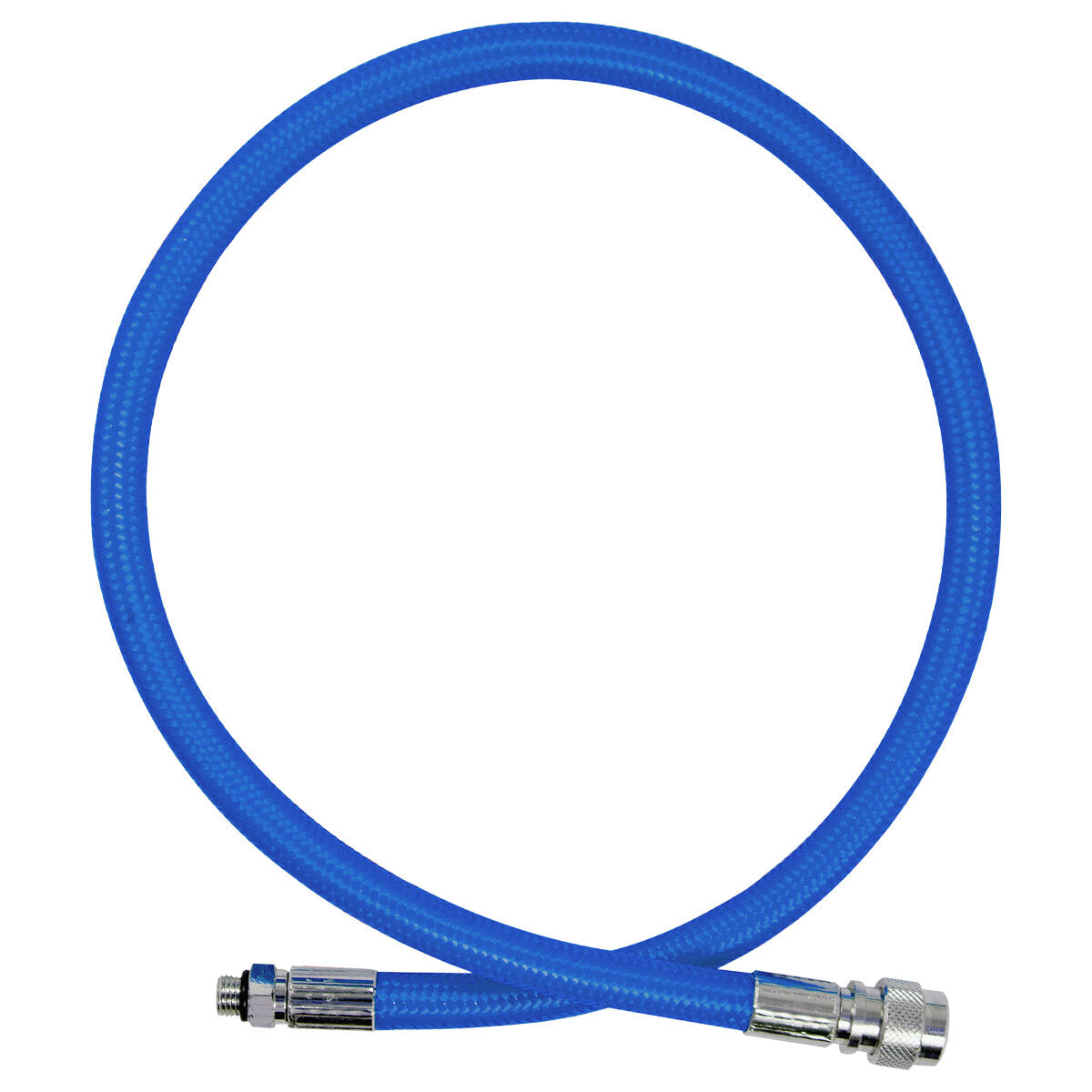 XS Scuba Miflex BC/QD Braided Hoses - Blue