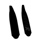 DiveR Stealth Black Long Blade Fins