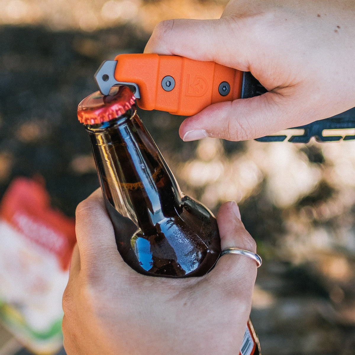 GearAid BURI Drop Point Knife - Lifestyle