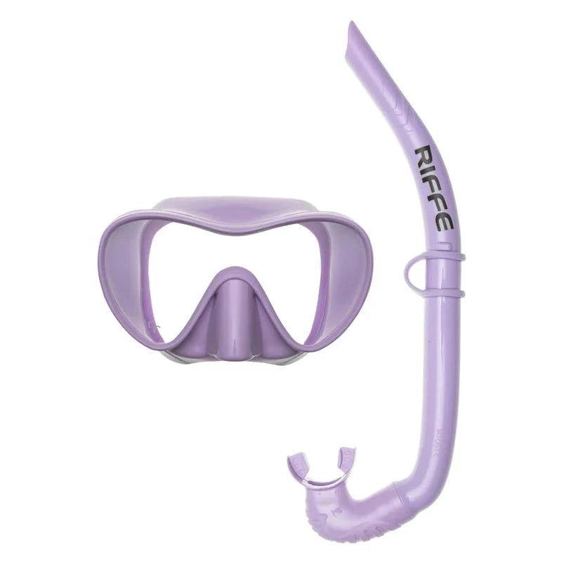 Riffe Pāua Mask & Snorkel Set - Moonlit Pearl
