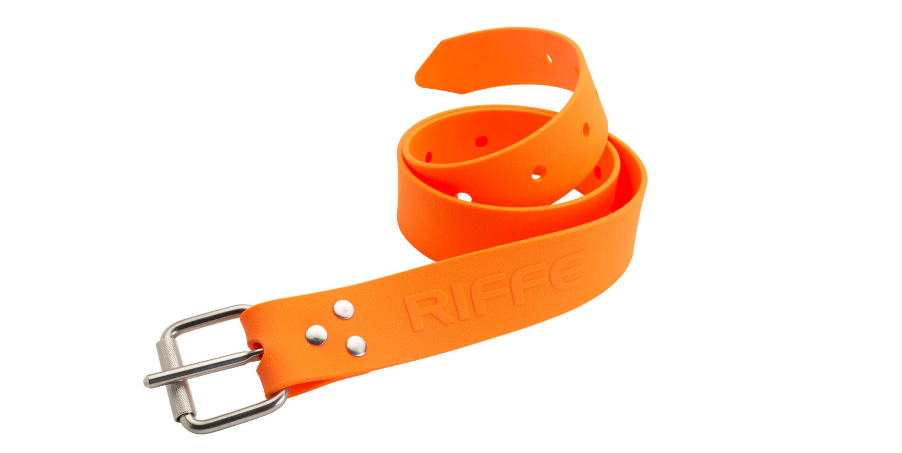 Riffe Silicone Weight Belt - Safety Orange
