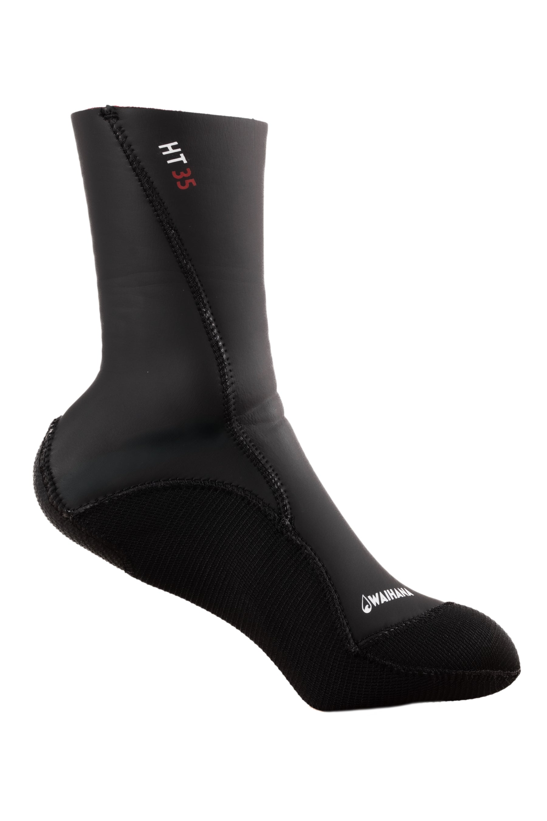 Waihana SuperSkin High Top Fin Socks - 3.5mm