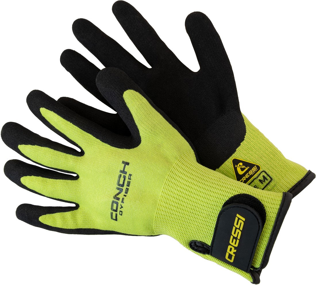 Green Cressi Conch Gloves