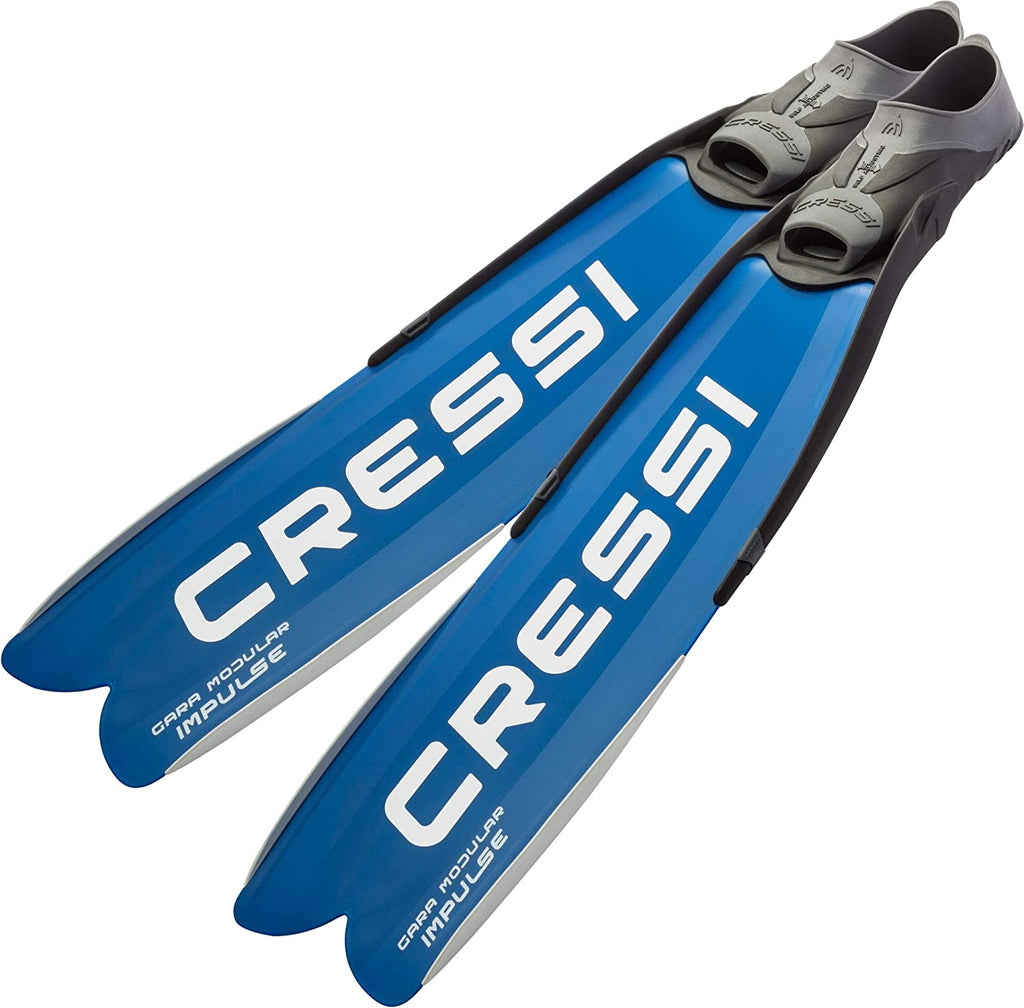 Cressi Gara Modular Impulse Long Blade Fins Blue