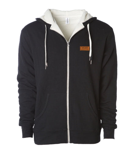 Sherpa Lined Heather Zip Up Jacket