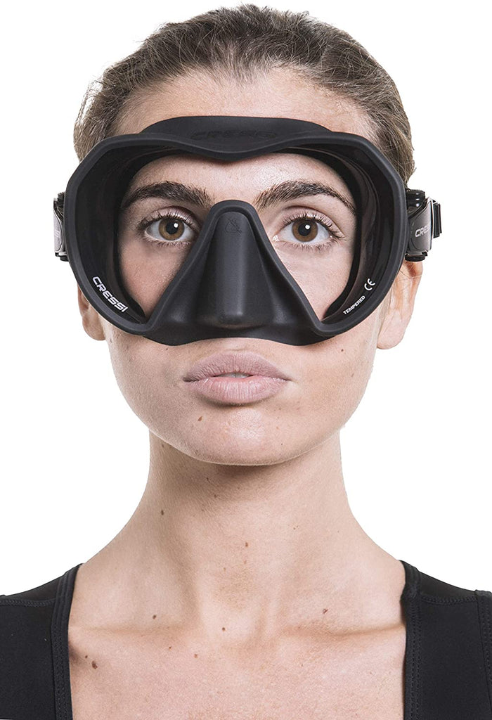 Cressi Z1 Mask - Black - Female Model