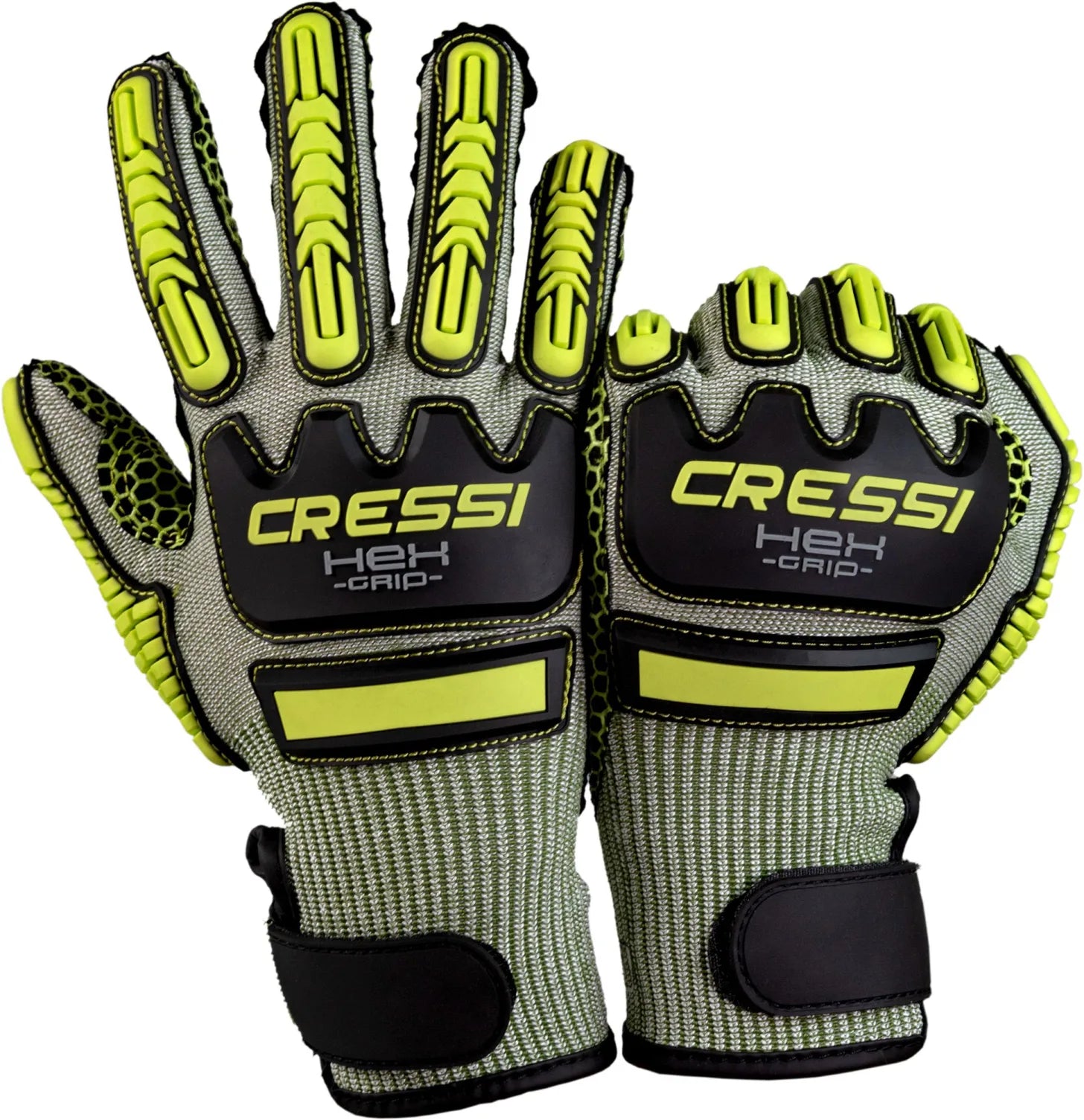Cressi HEX Grip Gloves Lime