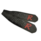 DiveR Black Long Blade Fins