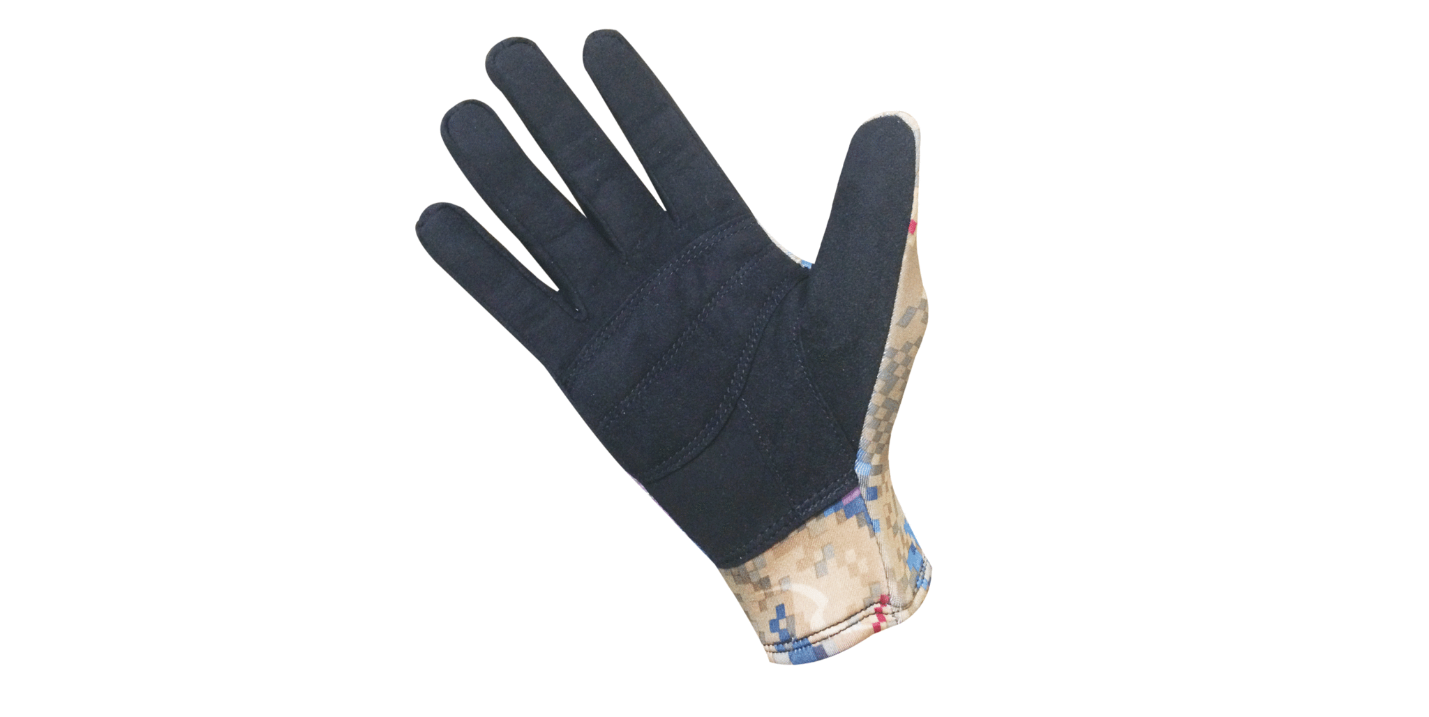 Riffe Black Amara / Camo Gloves - Palm