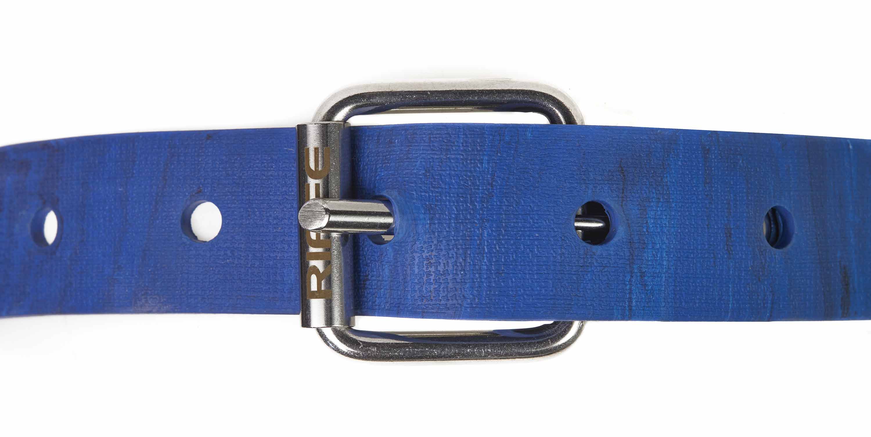 Riffe Marseilles Rubber Weight Belt w/ SS Buckle | Blue Camo