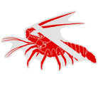 Trident Dive Flag Lobster Sticker