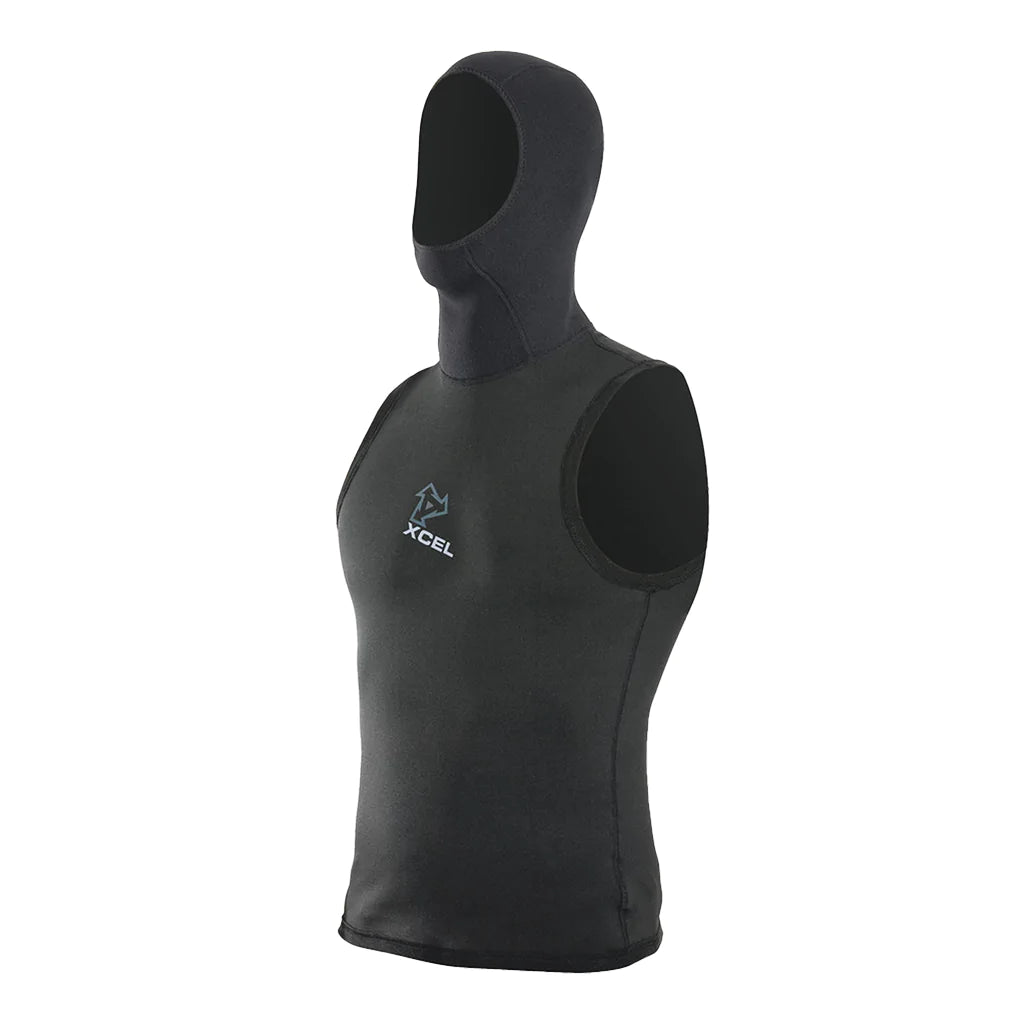 XCEL Men's PolyPro Vest with 2mm Hood