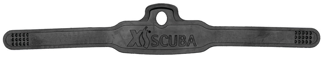 XS Scuba Old School Rubber Fin Strap
